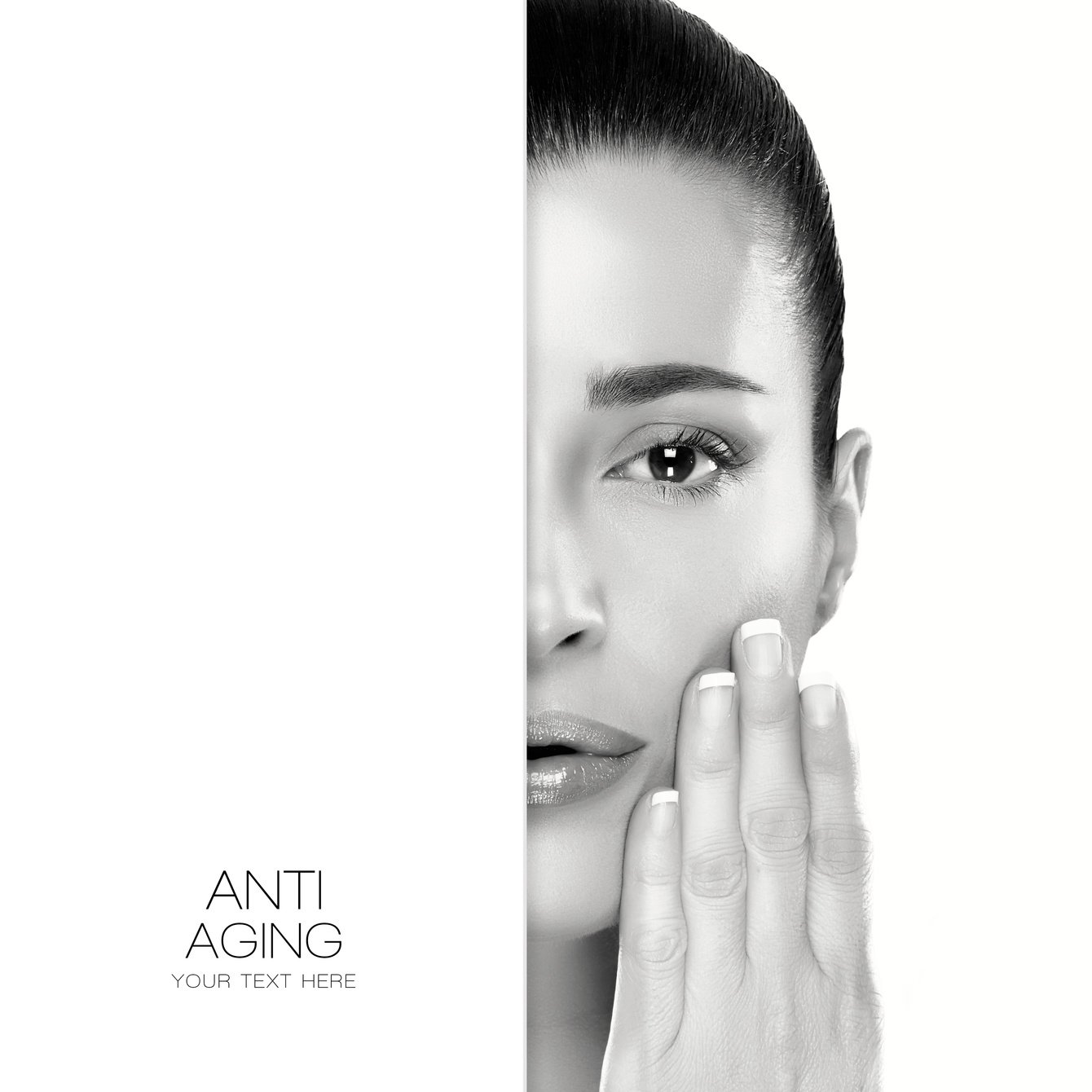 Anti Aging and skincare concept